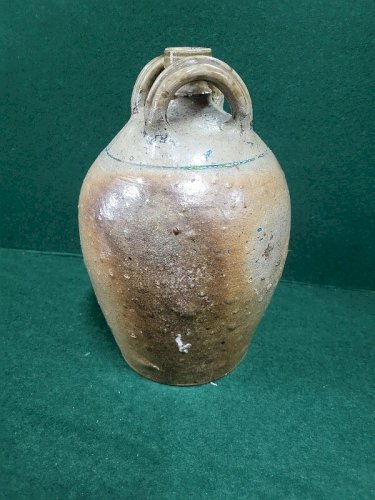 ANCIENNE CRUCHE EN TERRE VERNISSEE GRES N° 1