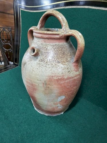 ANCIENNE CRUCHE EN TERRE VERNISSEE GRES N° 2