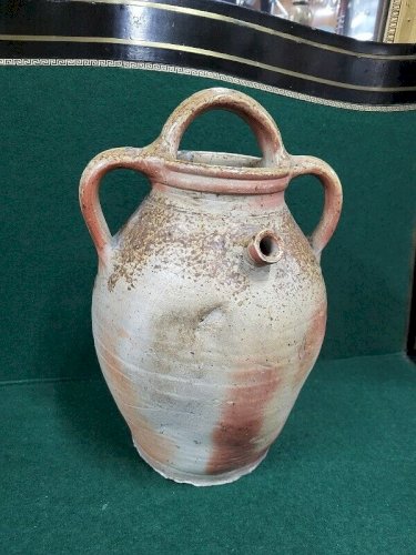 ANCIENNE CRUCHE EN TERRE VERNISSEE GRES N° 2