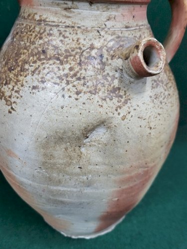ANCIENNE CRUCHE EN TERRE VERNISSEE GRES N° 2
