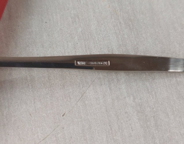 Ancienne cuillère à miel, en métal argenté, WMF, vintage