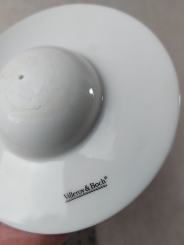 Ancienne décoration de sapin de Noël, céramique Villeroy & Boch, Mery Planet