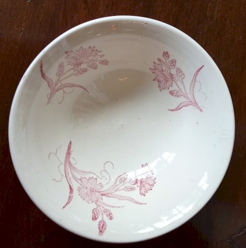 Ancienne dinette Longchamp Modèle Bluets Terre de fer 25 pièces Jouet Ancien
