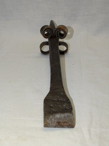 - ANCIENNE ENCLUME DE FAUCHEUR FER FORGE XVIII/XIXe OUTIL ANCIEN COLLECTION    D