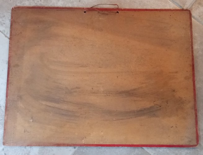 Ancienne Enseigne carton atelier de menuiserie Paul Brogniet Brunehamel Aisne