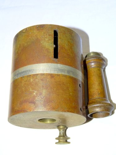 -ANCIENNE EQUERRE de GEOMETRE ARPENTEUR PANTOMETRE EN LAITON OUTIL ANCIEN   D