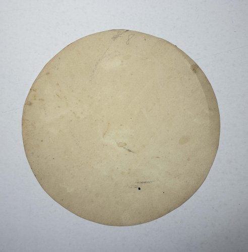 Ancienne étude de décor floral – projet pour porcelaine – Limoges – 21 cm