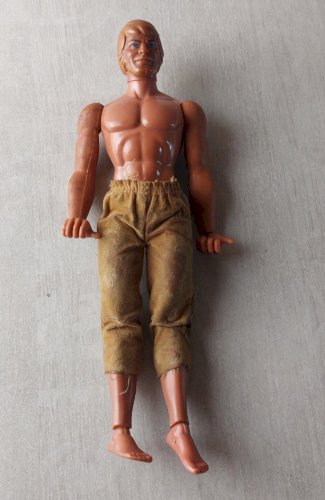 Ancienne figurine, Big Jim articulé, Mattel 1971 ^