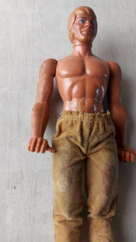 Ancienne figurine, Big Jim articulé, Mattel 1971 ^