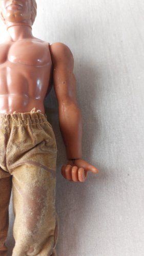 Ancienne figurine, Big Jim articulé, Mattel 1971 ^