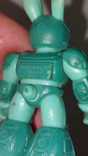 Ancienne figurine, Dragonaute, Battle Beast, Hare Razing Rabbit loose