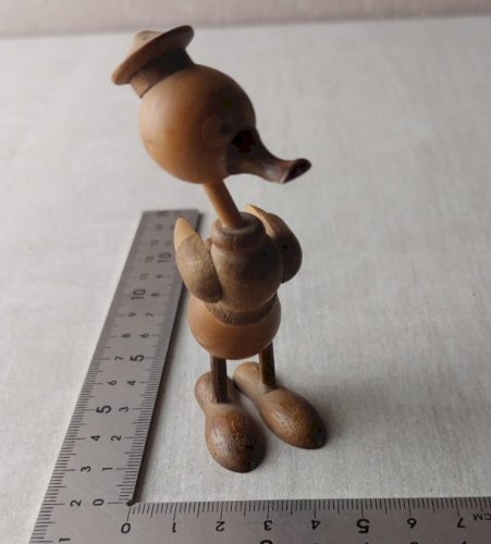 Ancienne figurine en bois, canard, Jacob Jensen / Denmark ^
