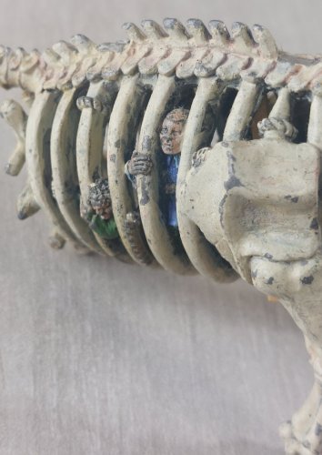 Ancienne figurine en métal pour jeu de rôle, Grenadier War Rhino, Warhammer ^