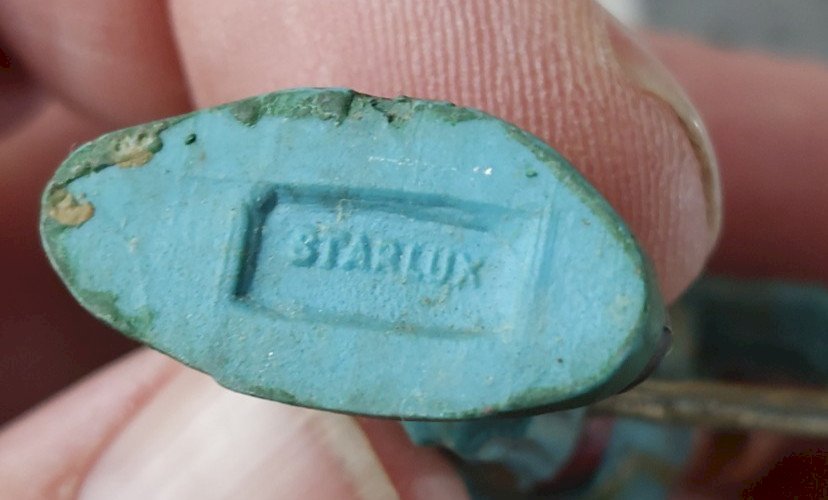 Ancienne figurine, en plastique peint, Nouba algérienne défilé, Starlux, 1ère ^