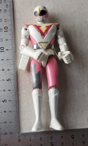 Vintage Jetman Swan White figurine, Bandai 1990, Taiwan