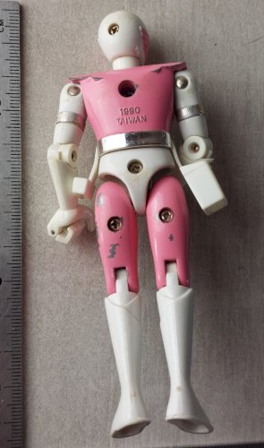 Ancienne figurine Jetman Cygne Blanc, Bandai 1990, Taiwan ^