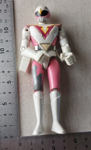Ancienne figurine Jetman Cygne Blanc, Bandai 1990, Taiwan ^