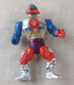 Ancienne figurine, Les Maîtres de lUnivers, Roboto Motu, Mattel 1984