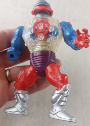 Ancienne figurine, Les Maîtres de lUnivers, Roboto Motu, Mattel 1984