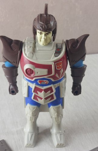 Ancienne figurine, Transformers G1 Grimlock Pretenders, Hasbro Takara 1989 ^