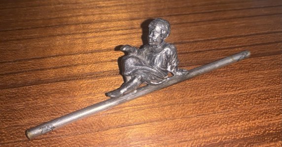 old WMF Germany figurine 19th century seated child