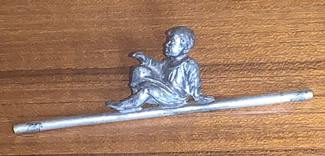 ancienne figurine WMF Germany XIXe enfant assis