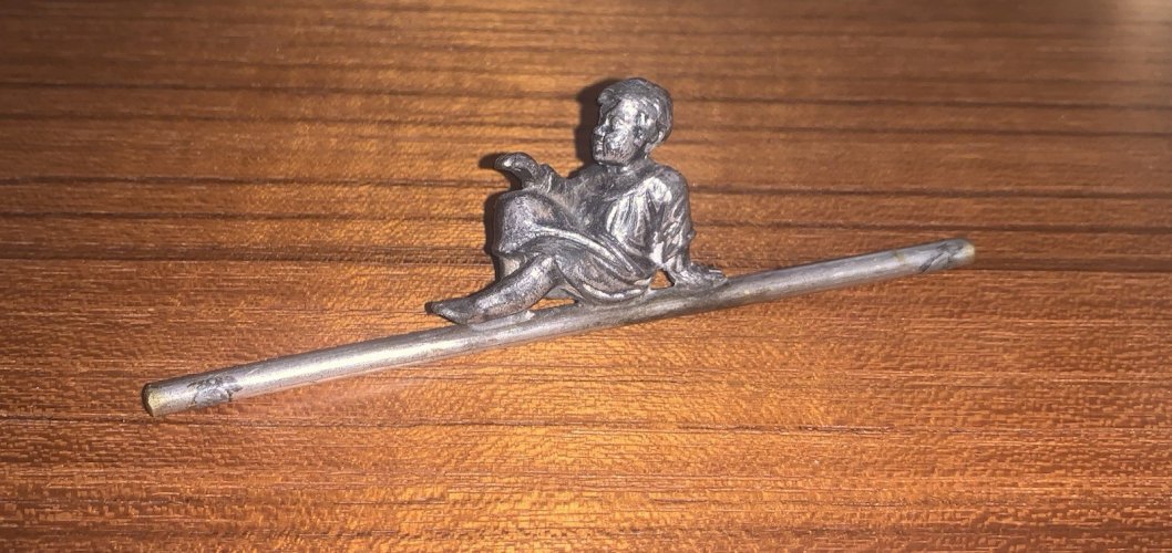 ancienne figurine WMF Germany XIXe enfant assis