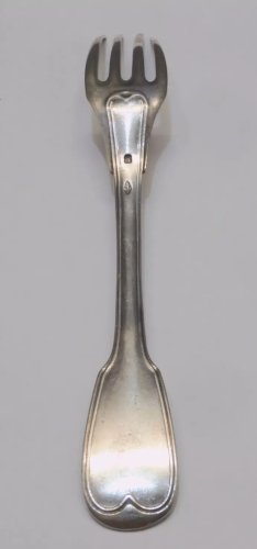 -ANCIENNE FOURCHETTE ARGENT MODELE FILET Poinçon MINERVE 1er Titre COLLECTION  D