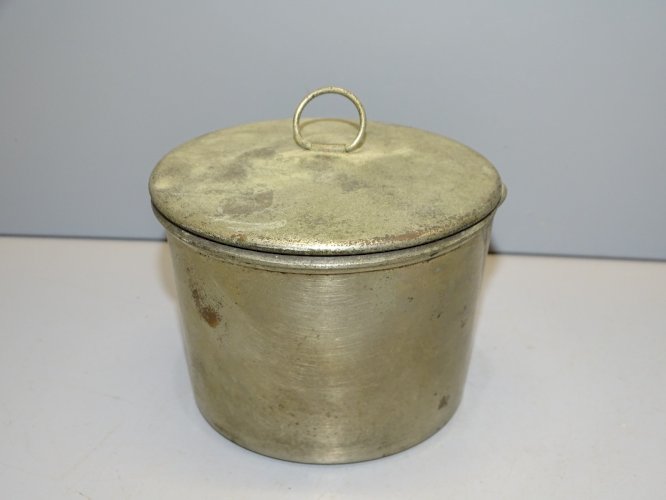 -ANCIENNE GAMELLE  MILITARIA AVEC RECHAUD CAMPING COLLECTION DECO VITRINE   D