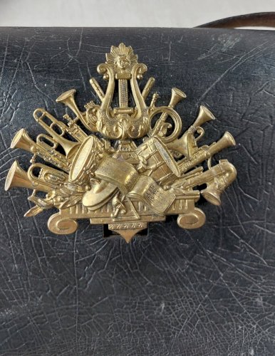Ancienne giberne de musicien de 3ème république
