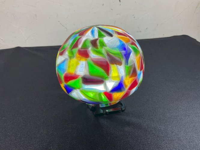 ancienne globes de lampe verre Murano murrina MILLEFIORI