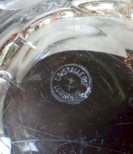 Ancienne Grande Coupe Ancien Centre De Table Cristal Cristallerie Lorraine