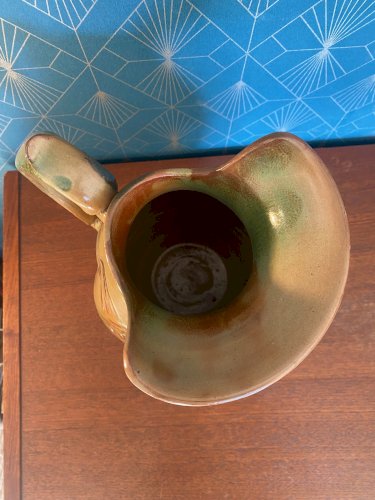 Ancienne grande cruche, terre cuite, école Italienne Romacréa, des années 60.