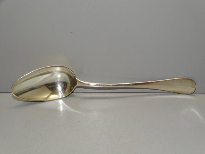 -ANCIENNE GRANDE CUILLERE A SAUCE A RAGOUT CHRISTOFLE MODELE UNIPLAT   D