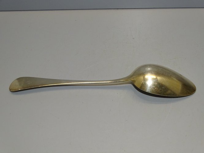 -ANCIENNE GRANDE CUILLERE A SAUCE A RAGOUT CHRISTOFLE MODELE UNIPLAT   D
