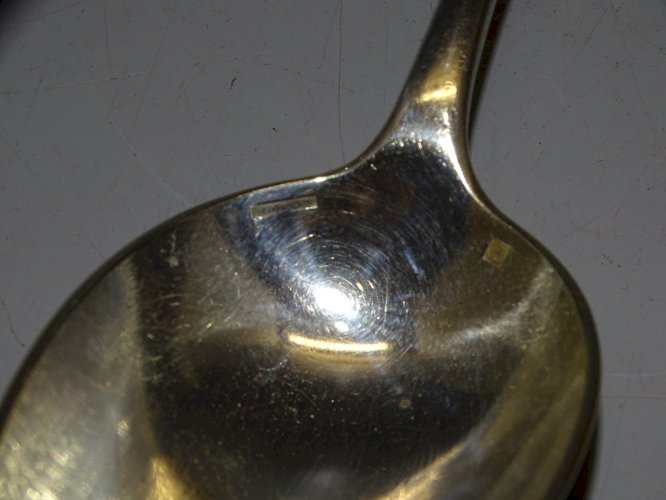-ANCIENNE GRANDE CUILLERE A SAUCE A RAGOUT CHRISTOFLE MODELE UNIPLAT   D