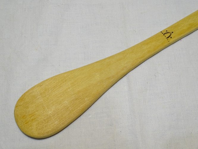 -ANCIENNE GRANDE CUILLERE BOIS NONTRON COLLECTION