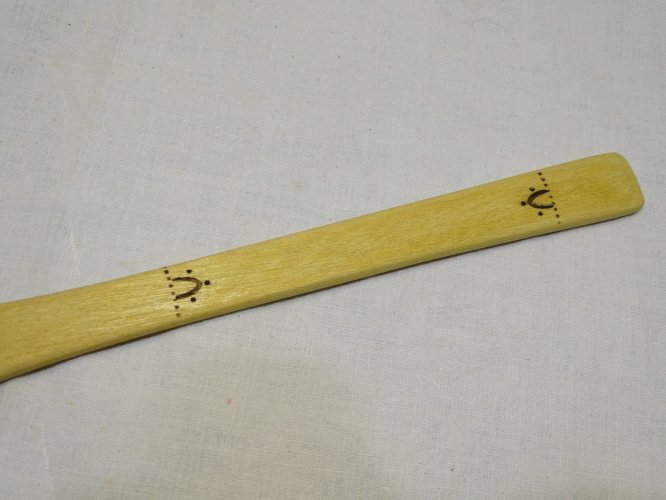 -ANCIENNE GRANDE CUILLERE BOIS NONTRON COLLECTION