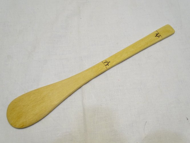 -ANCIENNE GRANDE CUILLERE BOIS NONTRON COLLECTION