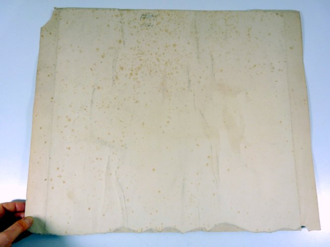 Ancienne grande gravure aquatinte XIX° MERE AVEC QUATRE ENFANTS