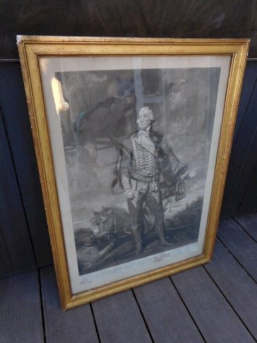 ANCIENNE GRAVURE DU PERE A LOUIS PHILIPPE DU XVIII ème SIECLE