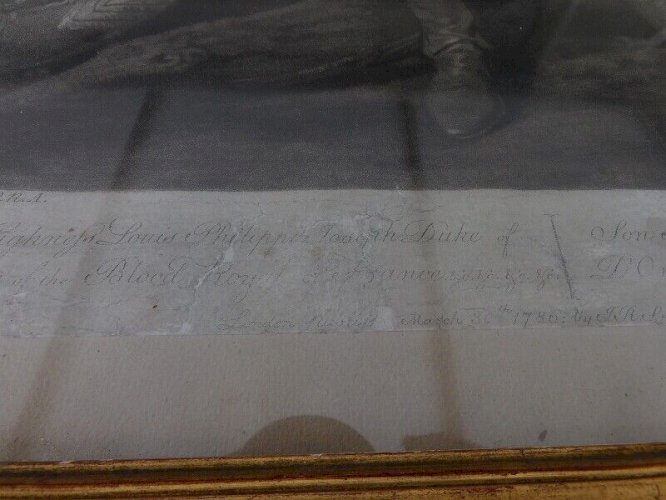 ANCIENNE GRAVURE DU PERE A LOUIS PHILIPPE DU XVIII ème SIECLE
