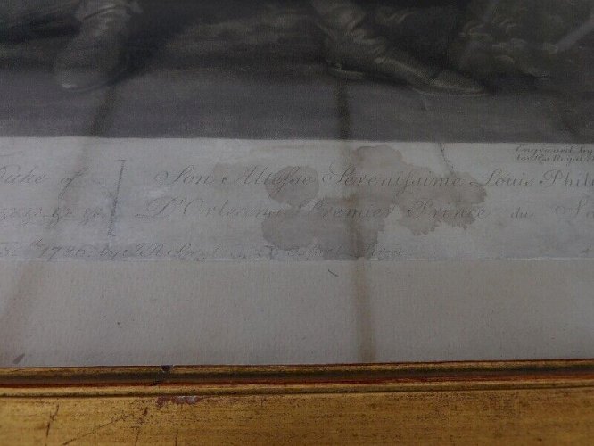 ANCIENNE GRAVURE DU PERE A LOUIS PHILIPPE DU XVIII ème SIECLE