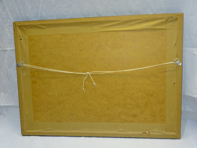 -ANCIENNE GRAVURE PROCES MARIE ANTOINETTE 14/10/1793 SOUS VERRE ENCADREE déco  D