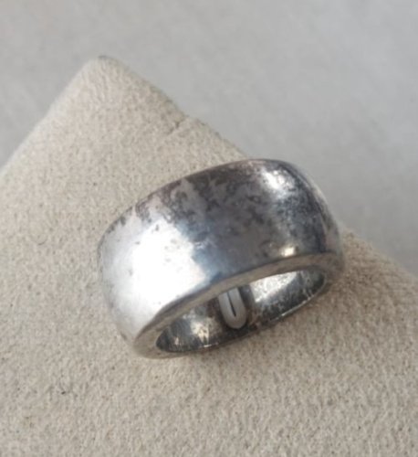 Ancienne grosse bague, en argent plein, vintage ^