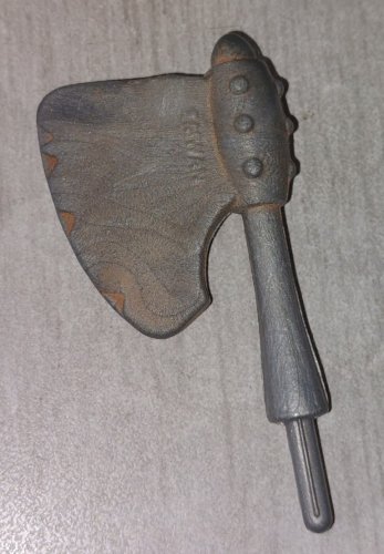 Ancienne hache pour figurine Ram Man, Maîtres de l'Univers, Motu