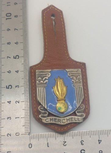 Ancienne insigne, école militaire, Cherchell, Drago ^