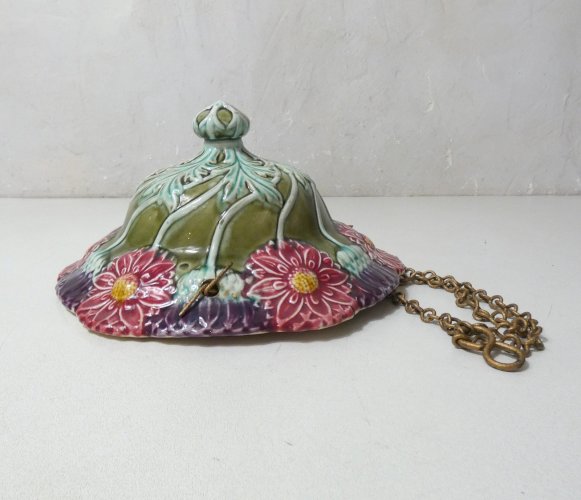 ancienne jardinière flottante barbotine suspendue