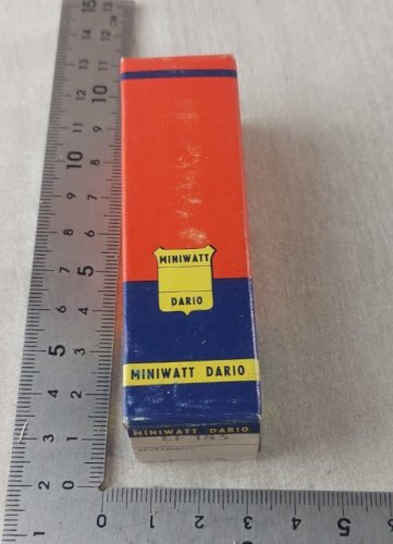 Ancienne lampe / ampoule, tubes radio, Miniwatt Dario, EF 183
