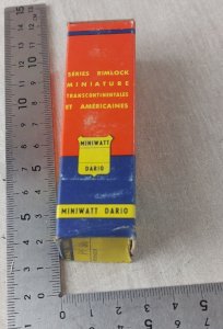 Old lamp / bulb, radio tubes, Miniwatt Dario, PF 86